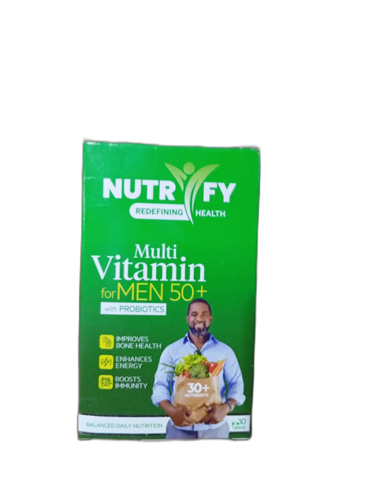 Nutrify redefining health multivitamin for men 50+